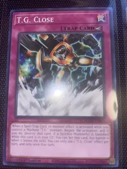 Yu-gi-oh! TCG 3x T.G. Close AGOV-EN070 COMMON x3 YUGIOH! NM - Image 1