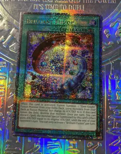 Brilliant Fusion 1st Edition Quarter Century Secret Rare RA04-EN254 Yu-Gi-Oh! NM - Image 1