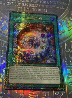 Brilliant Fusion 1st Edition Quarter Century Secret Rare RA04-EN254 Yu-Gi-Oh! NM - Image 2