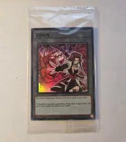 Akiza & Black Rose Dragon TKN5-EN008 Token Super Rare NM Sealed - Image 1