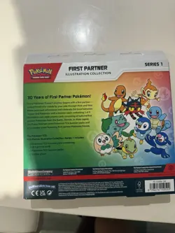 Pokemon TCG First Partner Illustration Collection Series 1 3-Pack Promo/Booster - Image 2