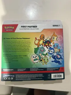 Pokemon TCG First Partner Illustration Collection Series 1 3-Pack Promo/Booster - Image 3