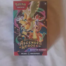 Pokemon TCG Mega Evolution Ascended Heroes Booster Bundle 6 Packs - Image 1