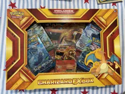 Pokemon TCG Charizard-EX - Fire Blast Box Promo Boosters English 2016 1 Box - Image 1