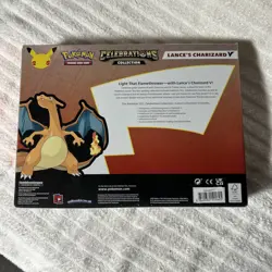 Pokemon TCG Celebrations Collection Lance’s Charizard V Box English 2021 - Image 2