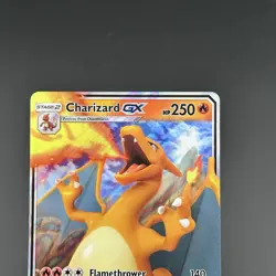Charizard GX Pokemon Card TCG 9/68 Hidden Fates Ultra Rare Holo English NM NICE! - Image 2