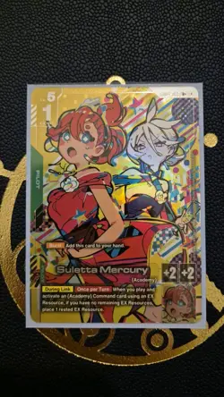 Gundam Card Game - Suletta Mercury GD04-085 R+ Alt Art - Image 1