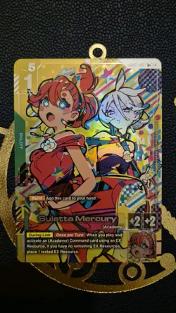 Gundam Card Game - Suletta Mercury GD04-085 R+ Alt Art - Image 2