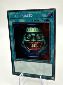 Yu Gi Oh 2025 Mega-Pack Pot of Greed 1st Edition NM Starlight Rare MP25-EN050 - Image 2