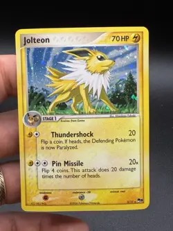 [LP-NM ] Jolteon 3/17 POP Series 3 Holo Rare 2006 TCG ⚡Pokemon - Image 1
