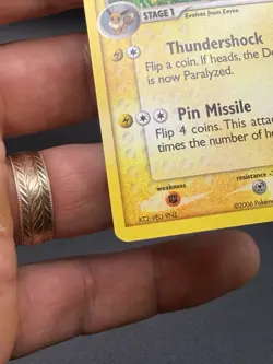 [LP-NM ] Jolteon 3/17 POP Series 3 Holo Rare 2006 TCG ⚡Pokemon - Image 2