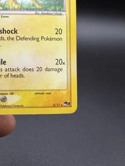 [LP-NM ] Jolteon 3/17 POP Series 3 Holo Rare 2006 TCG ⚡Pokemon - Image 3