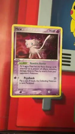 2006 Pokemon TCG - Mew 4/17 - POP Series - Holo Rare MP - Image 2