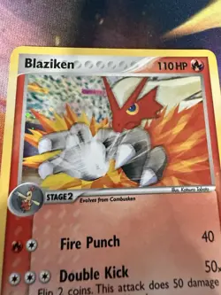 Pokemon TCG Blaziken Holo Rare Card 1/17 Pop Series 1 - Image 3