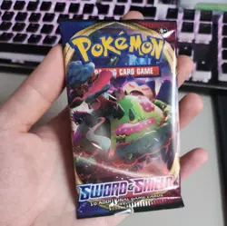 Pokemon Sword and Shield Base Set Booster Pack SWSH01 Sealed Snorlax Art - Image 3