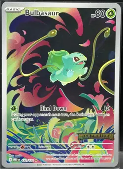 Bulbasaur (Mega Evolution Stamped) 133/132 Mega Evolution Promos Pokemon TCG NM - Image 1
