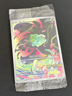 Bulbasaur 133/132 Mega Evolution Stamped Promo Sealed Mega Evolution Pokemon TCG - Image 1