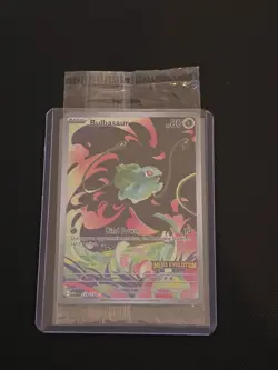 Pokemon TCG: Bulbasaur 133/132 Mega Evolution Box Topper Stamped Promo - Sealed - Image 1