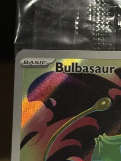 Bulbasaur Pokemon TCG Mega Evolution Stamped Promo 133/132 NM SEALED in WRAP - Image 2