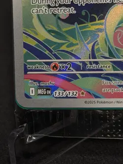 Bulbasaur Pokemon TCG Mega Evolution Stamped Promo 133/132 NM SEALED in WRAP - Image 5