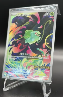 Bulbasaur (Mega Evolution Stamped) Illustration Rare 133/132 Promos Pokemon TCG - Image 2