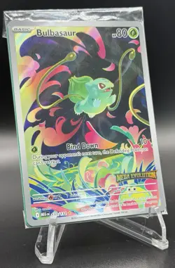 Bulbasaur (Mega Evolution Stamped) Illustration Rare 133/132 Promos Pokemon TCG - Image 3