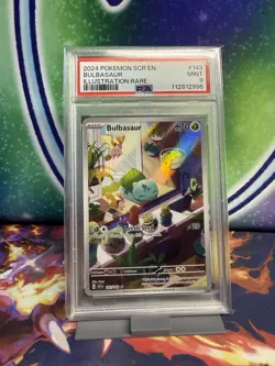 Pokemon TCG Bulbasaur IR 133/132 Mega Evolutions Stamped Promo PSA 9 - Image 1