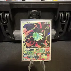 Pokemon TCG Bulbasaur 133/132 Mega Evolution Stamped Full Art Promo NM - Image 1
