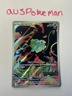 Pokemon TCG Bulbasaur 133/132 MEGA EVOLUTION Holo English 2025 NM/M - Image 3