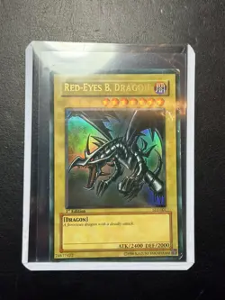 YuGiOh Red-Eyes B. Dragon SDJ-001 Starter Deck: Joey 1st Edition Ultra Rare Foil - Image 1