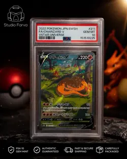 PSA 10 Charizard V SAR #211/172 VSTAR Universe Japanese Pokemon Card GEM MINT - Image 1