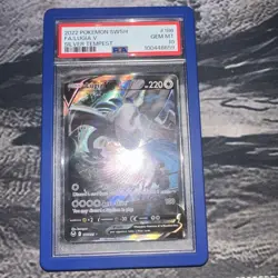 2022 POKEMON SWSH SILVER TEMPEST FULL ART LUGIA V #186 PSA 10 GEM MINT - Image 1