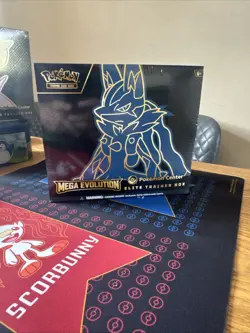 Pokemon TCG Mega Evolutions Lucario Pokemon Center ETB Elite Trainer Box Sealed - Image 1