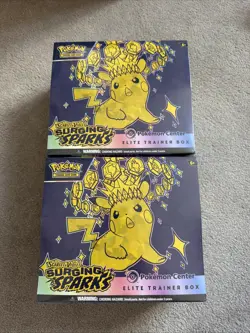 Pokemon TCG Surging Sparks Pokemon Center Elite Trainer Box ETB Sealed - Image 1