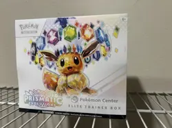 Pokemon TCG Prismatic Evolutions Pokemon Center Exclusive Elite Trainer Box ETB - Image 1