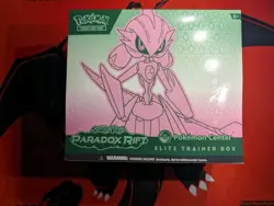 Pokemon TCG Paradox Rift (Iron Valiant) Pokemon Center Elite Trainer Box Sealed - Image 1
