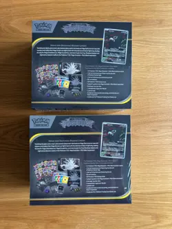 2x Pokemon TCG Pitch Black Pokemon Center ETB Elite Trainer Box Brand New Sealed - Image 2