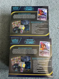 2x Pokemon TCG Phantasmal Flames Pokemon Center Elite Trainer Box ETB - Sealed - Image 3