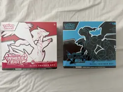 Pokemon TCG Black Bolt White Flare Elite Trainer Box Pokemon Center - Image 1