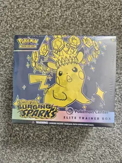 Pokemon TCG Surging Sparks Pokemon Center Elite Trainer Box ETB New And Sealed - Image 1