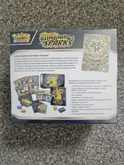 Pokemon TCG Surging Sparks Pokemon Center Elite Trainer Box ETB New And Sealed - Image 3