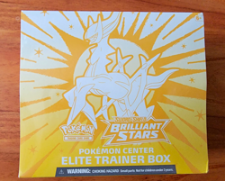 Pokemon TCG Brilliant Stars Pokemon Center Elite Trainer Box Arceus English 2022 - Image 1