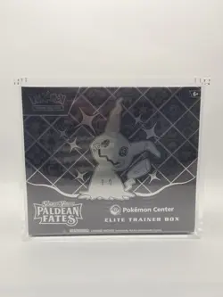Pokemon TCG Paldean Fates Pokemon Center Elite Trainer Box - Sealed + Acrylic - Image 1