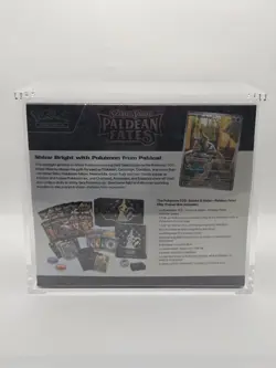 Pokemon TCG Paldean Fates Pokemon Center Elite Trainer Box - Sealed + Acrylic - Image 3