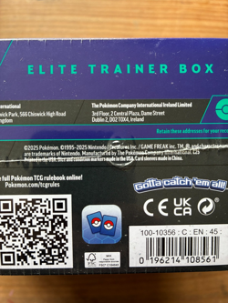 Pokemon TCG: Journey Together Pokemon Center Elite Trainer Box (ETB) - With Tear - Image 5