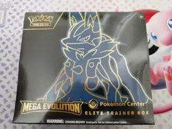 Pokemon Center Mega Evolutions Lucario Elite Trainer Box TCG - Image 1