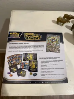 Pokemon TCG ETB Surging Sparks Pokemon Center Elite Trainer Box Factory Sealed - Image 3
