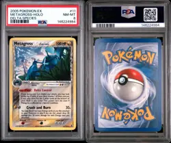 Metagross 11/113 Delta Species EX 2006 Pokemon Card Holo MINT - PSA 8 New Cert - Image 2
