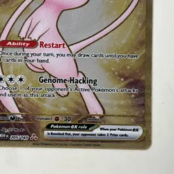 Mew EX 205/165 Metal Hyper Rare Gold Scarlet Violet 151 Pokemon Card TCG - Image 4