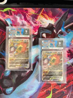 Pokemon Charizard V TCG Promo Card SWSH262 English Full Art ACE9 x2 Bundle - Image 1